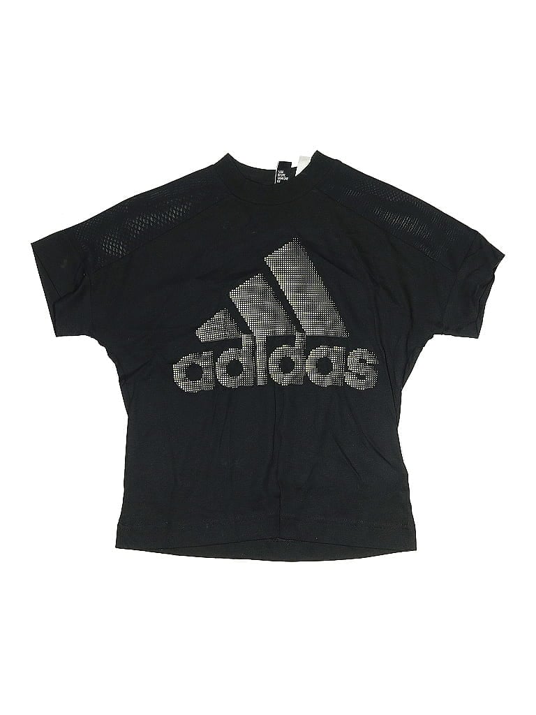 Click to view more detailed imagery on our partner's website Pre-owned Adidas Originals Kids' Active T-shirt In Black