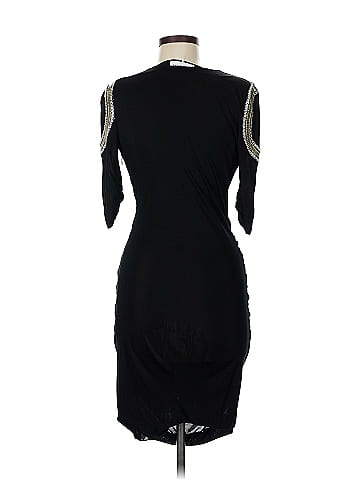 Emilio Pucci 100% Viscose Black Cocktail Dress Size 8