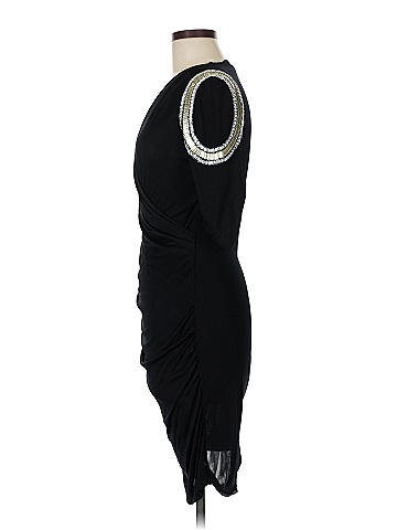 Emilio Pucci 100% Viscose Black Cocktail Dress Size 8