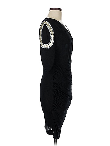 Emilio Pucci 100% Viscose Black Cocktail Dress Size 8