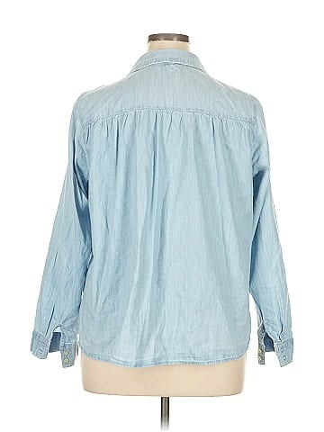 Sonoma Goods for Life 3/4 Sleeve Button-Down Shirt (view 2)