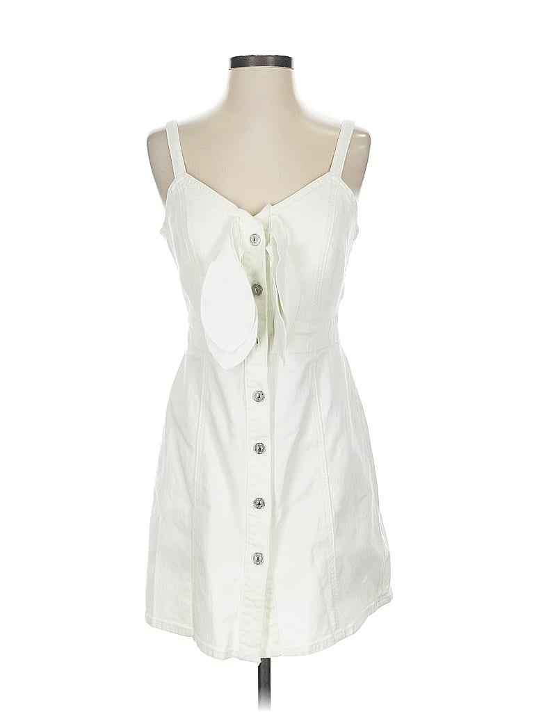 7 FOR ALL MANKIND Pre-owned Casual Dress In White