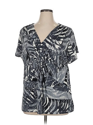 Daisy Fuentes Short Sleeve Blouse (view 1)