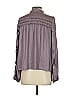 Current Air 100% Polyester Gray Long Sleeve Blouse Size XS - photo 2