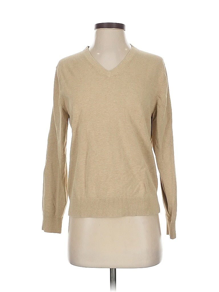 Pre-owned Lands' End Pullover Sweater In Brown