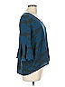 La Roque Teal Blue 3/4 Sleeve Blouse Size L - photo 4