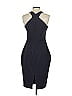 Likely Solid Black Blue Cocktail Dress Size 4 - photo 2