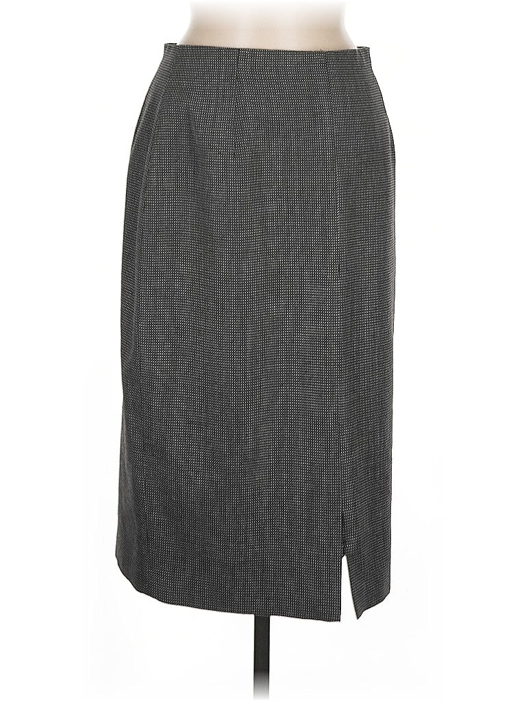Pre-owned Liz Claiborne Formal Skirt In Gray