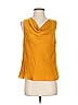 1.State 100% Polyester Yellow Sleeveless Blouse Size S - photo 1