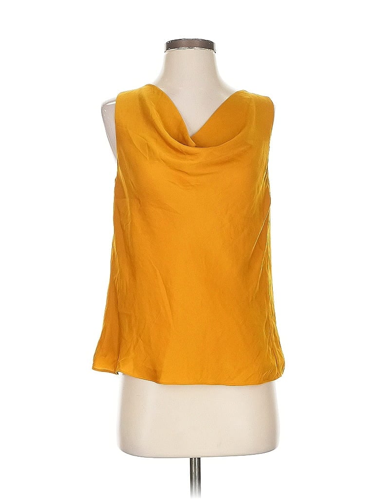 1.STATE Pre-owned Sleeveless Blouse In Yellow