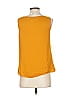 1.State 100% Polyester Yellow Sleeveless Blouse Size S - photo 4