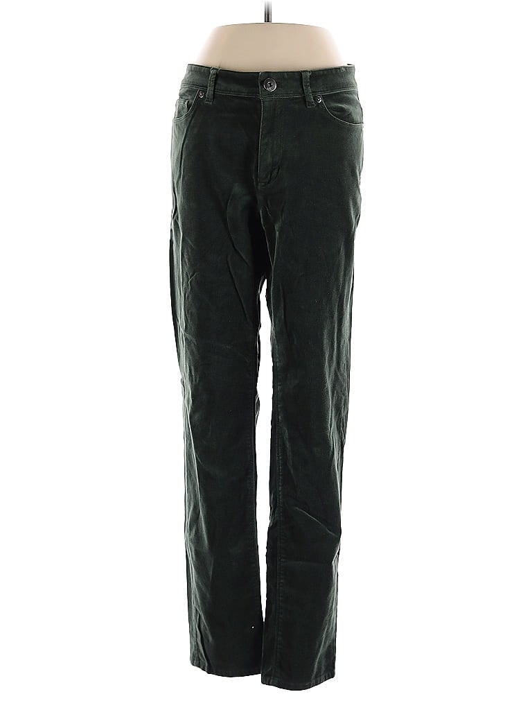 Pre-owned Jjill Casual Pants In Green