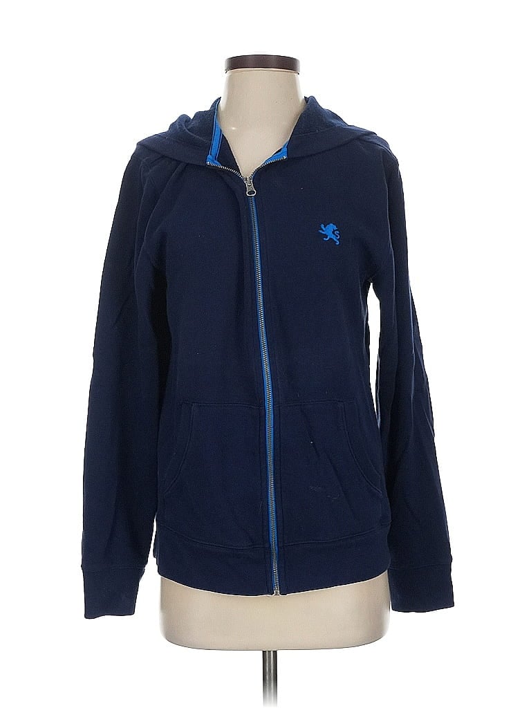 Pre-owned Express Zip Up Hoodie In Blue