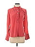 Hilton Hollis Red Long Sleeve Blouse Size S - photo 1
