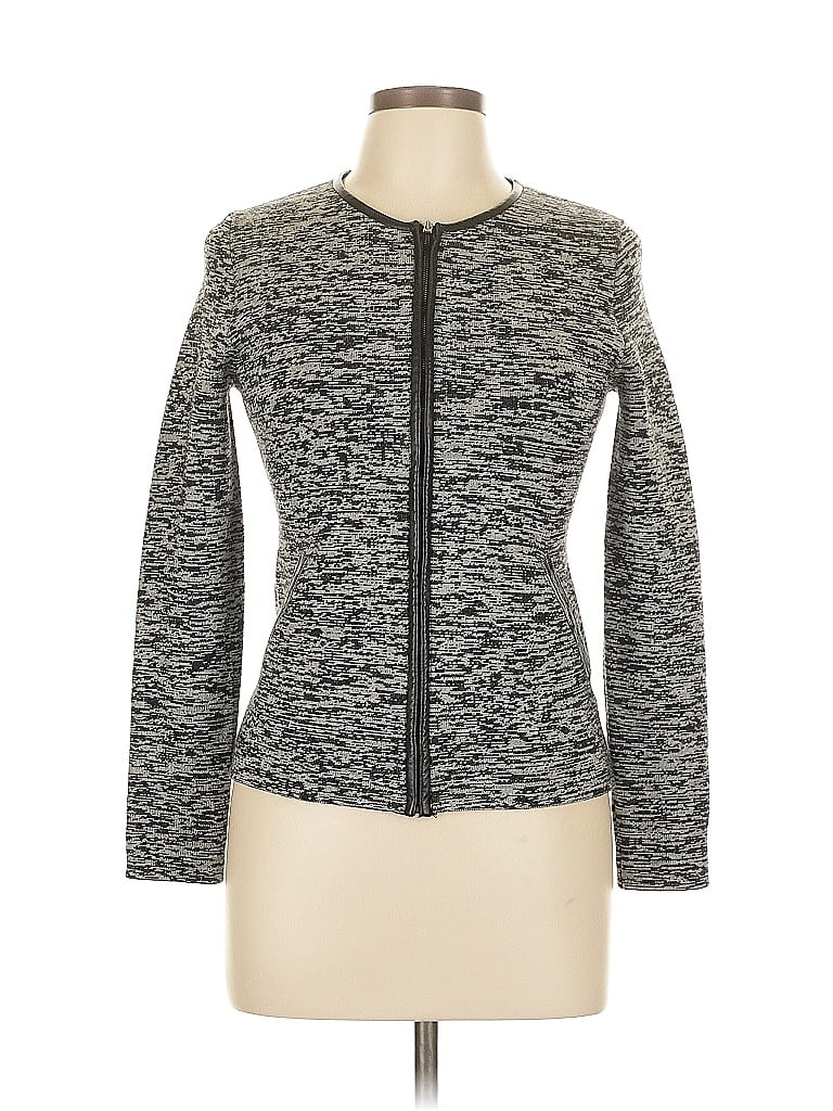 CLASSIQUES ENTIER Pre-owned Wool Cardigan Sweater In Gray