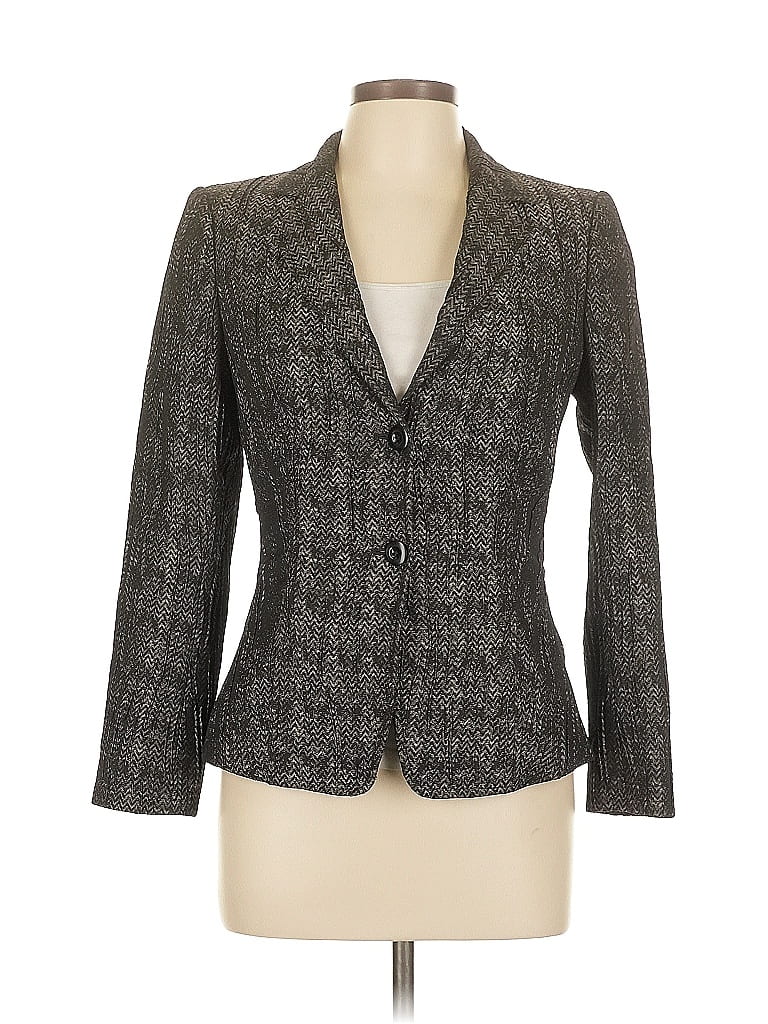 Pre-owned Santorelli Blazer Jacket In Gray
