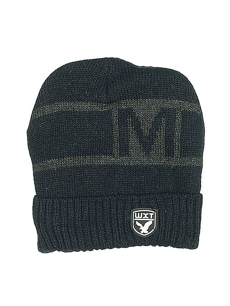 Pre-owned Assorted Brands Beanie Hat In Blue