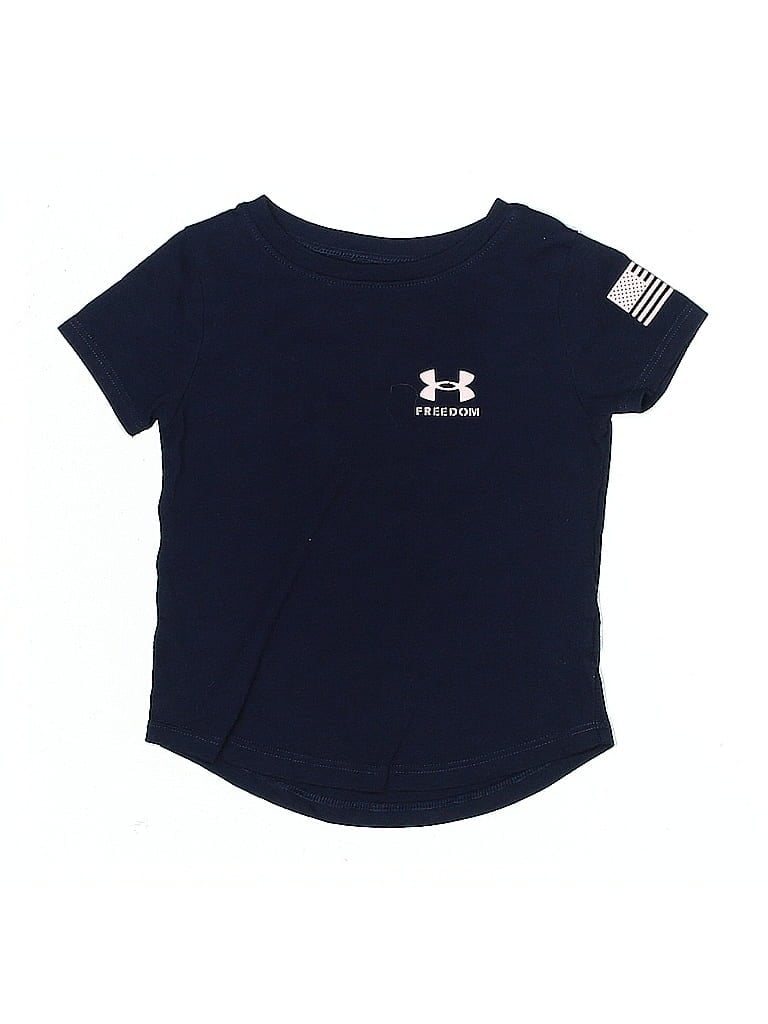 Pre-owned Under Armour Kids' Short Sleeve T-shirt In Blue