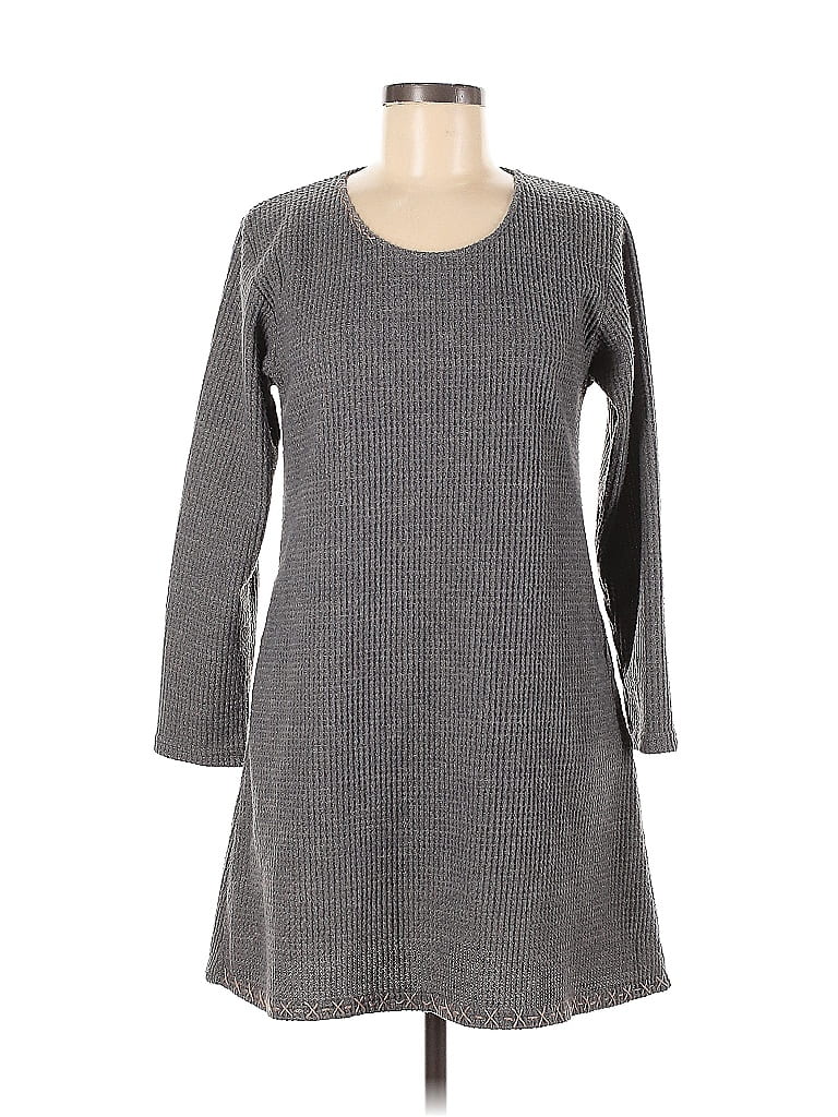 Pre-owned Yak N Yeti Casual Dress In Gray