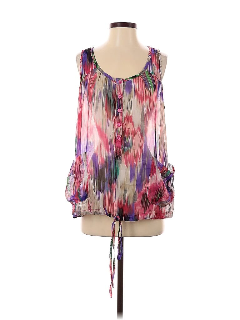 Pre-owned Isabella Rodriguez Sleeveless Blouse In Purple