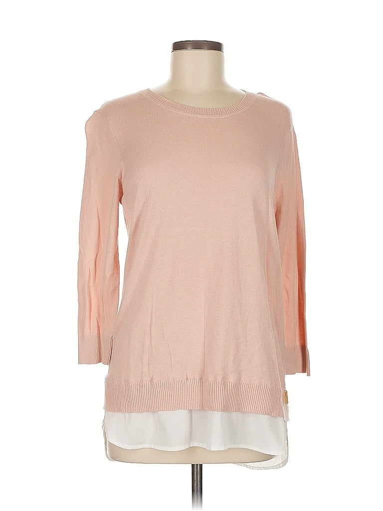 Pre-owned Calvin Klein Pullover Sweater In Pink