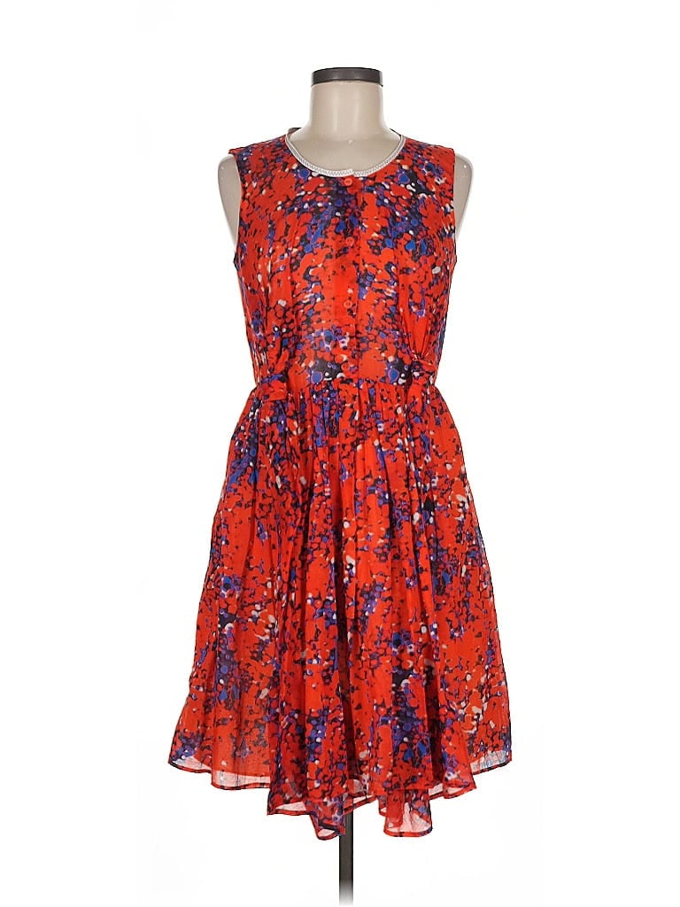 Click to view more detailed imagery on our partner's website Pre-owned Carven Cocktail Dress In Orange
