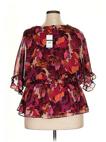 Sofia by Sofia Vergara 3/4 Sleeve Blouse (view 2)