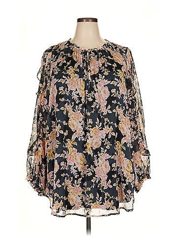 LC Lauren Conrad 3/4 Sleeve Blouse (view 1)