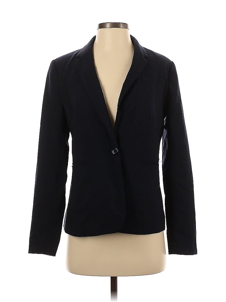 Pre-owned Banana Republic Factory Store Wool Blazer Jacket In Blue