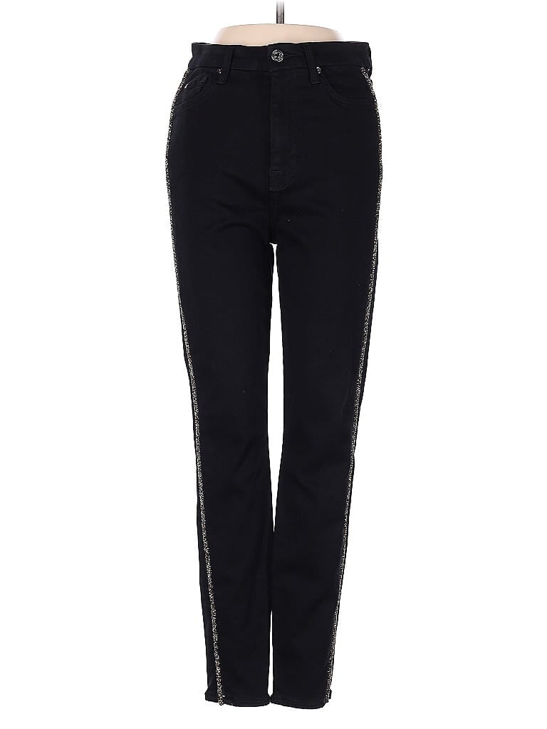 Pre-owned 7 For All Mankind Jeans In Black