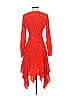 Intermix 100% Silk Hearts Red Cocktail Dress Size 0 - photo 2