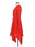 Intermix 100% Silk Hearts Red Cocktail Dress Size 0 - photo 5