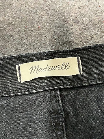 Madewell Black Denim Shorts Size 29 waist