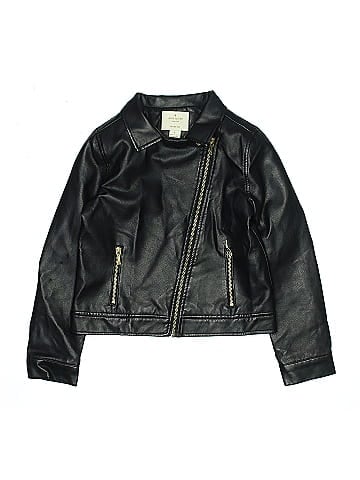 Kate Spade New York Faux Leather Jacket (view 1)