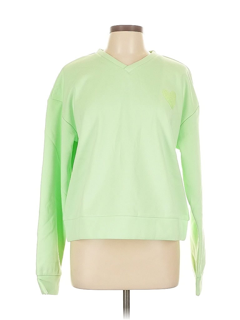 Pre-owned 2 To 5 Designs Sweatshirt In Green