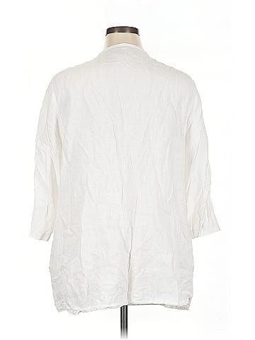 Flax 3/4 Sleeve Blouse (view 2)