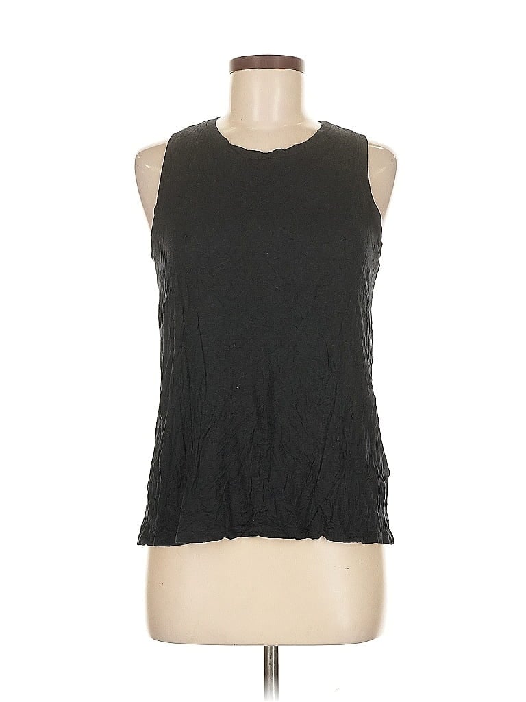HALOGEN Pre-owned Sleeveless T-shirt In Black
