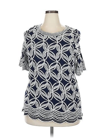 Solitaire Short Sleeve Blouse (view 1)
