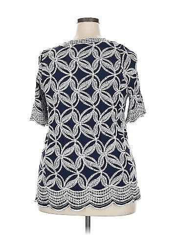 Solitaire Short Sleeve Blouse (view 2)