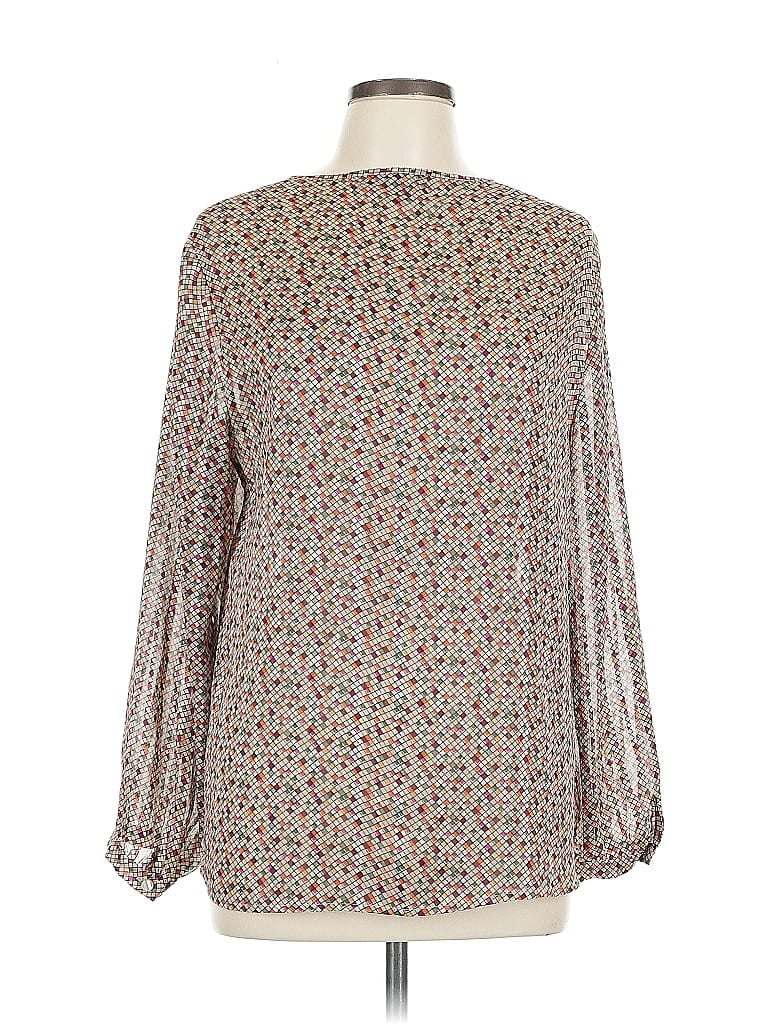 Click to view more detailed imagery on our partner's website Pre-owned Tribal Long Sleeve Blouse In Brown