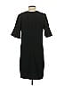 Ann Taylor LOFT Solid Black Casual Dress Size 4 - photo 2