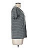 Daisy Fuentes Stripes Gray Active T-Shirt Size S - photo 4