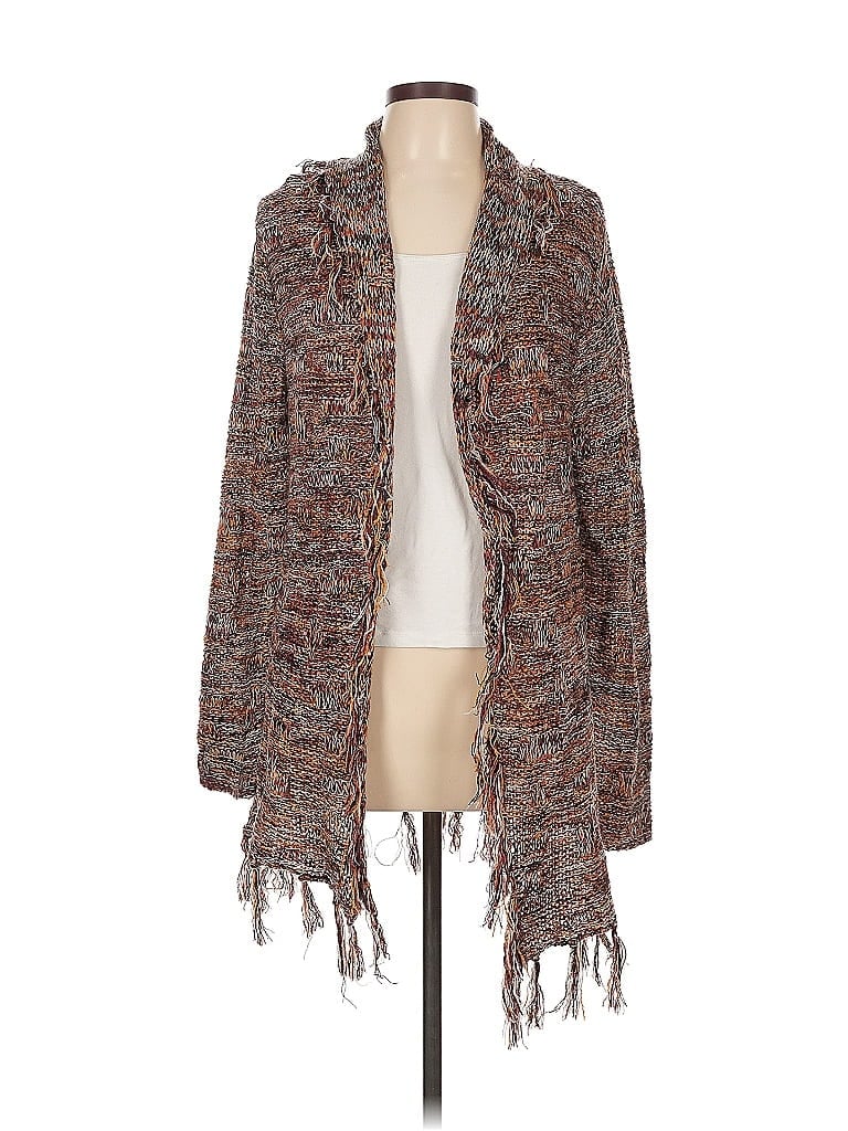 Pre-owned Le Moda Cardigan Sweater In Brown