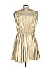 MSGM 100% Polyester Metallic Gold Cocktail Dress Size EU (IT) 44 / US 8 - photo 2