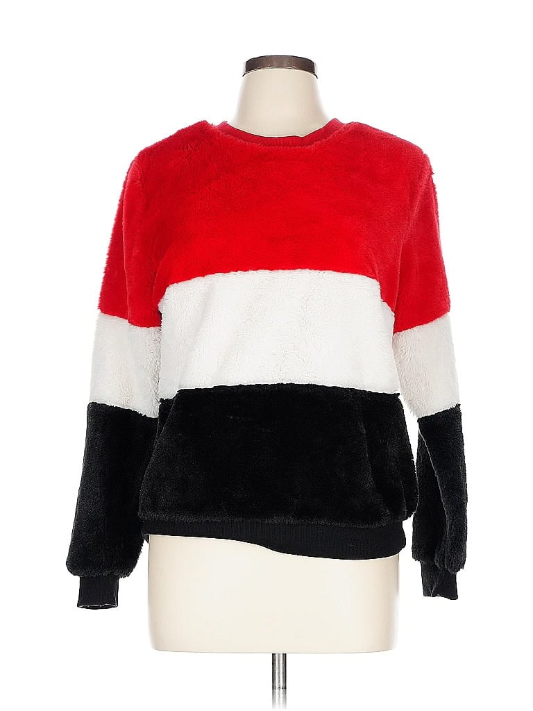 Pre-owned Unbranded Pullover Sweater In Red