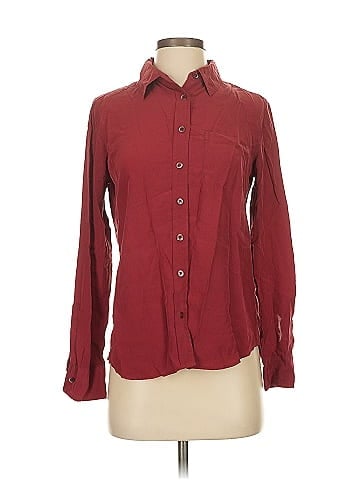 Equipment Long Sleeve Silk Top (view 1)