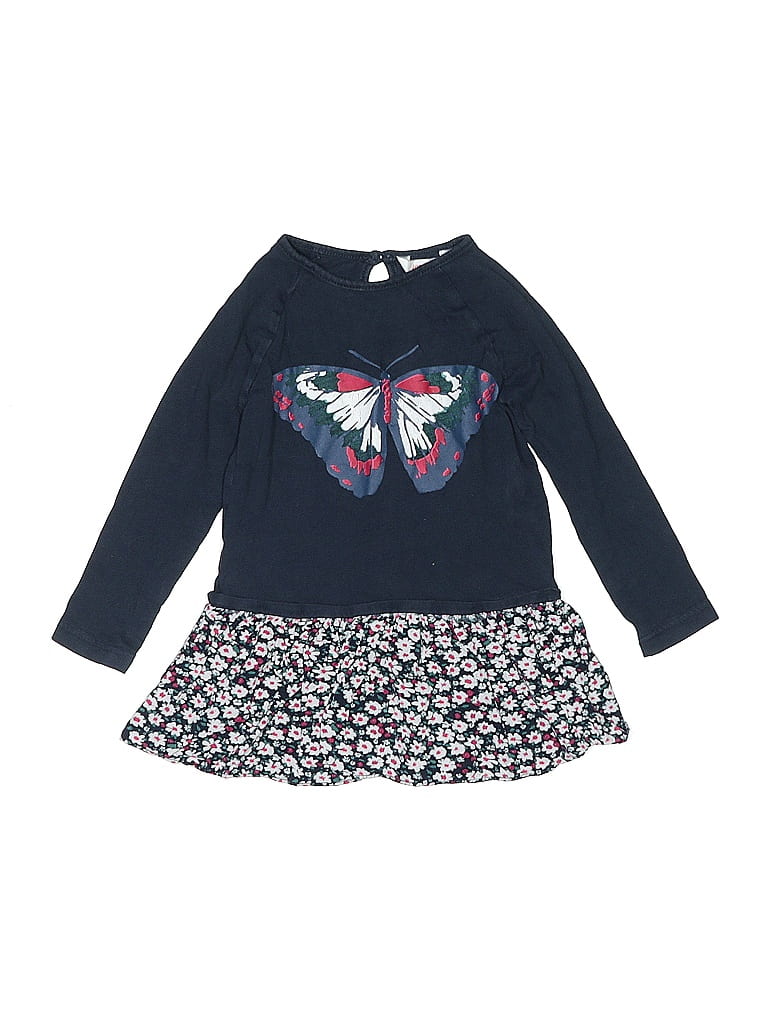 Pre-owned Joe Fresh Kids' Dress In Blue