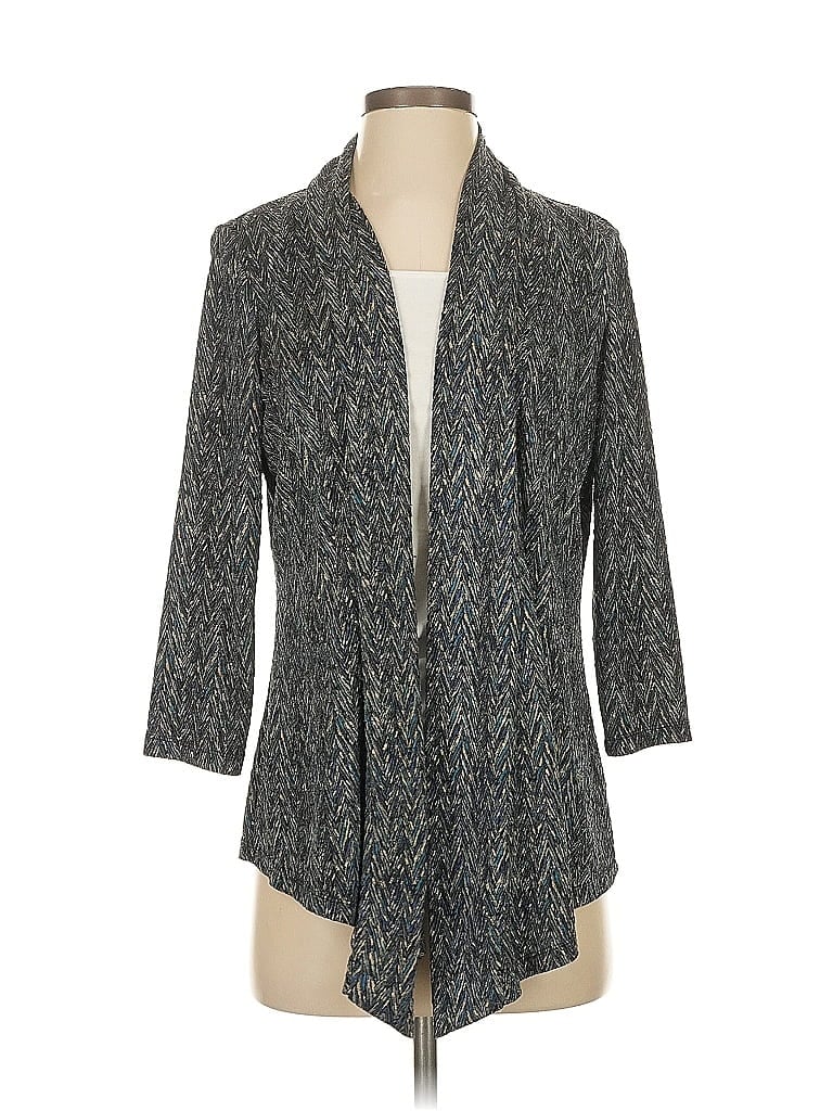 Click to view more detailed imagery on our partner's website Pre-owned Peter Nygard 3/4 Sleeve Blouse In Gray