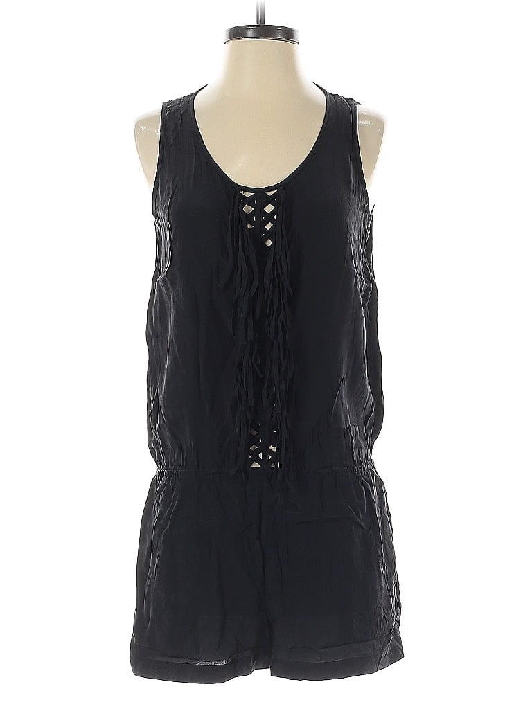 Pre-owned Bcbgmaxazria Romper In Black