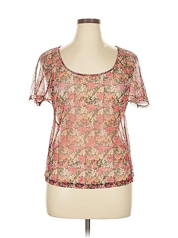 Wet Seal Short Sleeve Blouse (view 1)